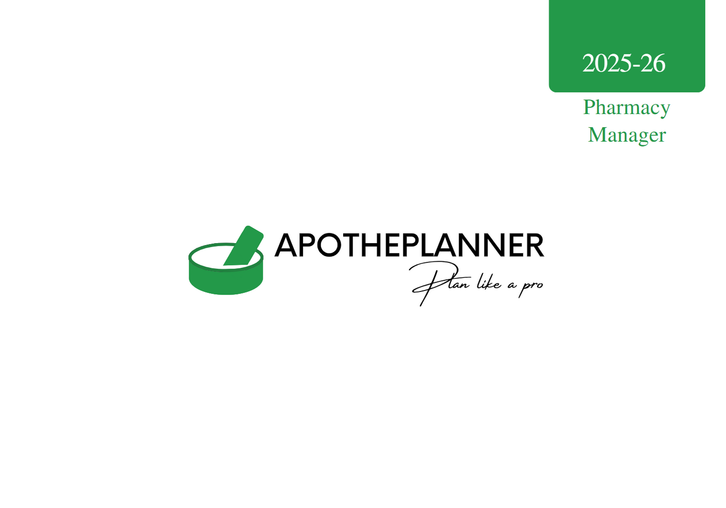 Apotheplanner: Pharmacy Manager 2025-26